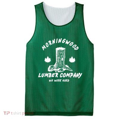Morningwood Lumber Company We Work Hard Mesh Reversible Basketball Jersey Tank