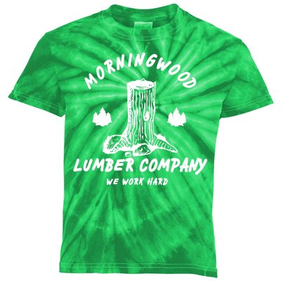 Morningwood Lumber Company We Work Hard Kids Tie-Dye T-Shirt