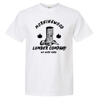 Morningwood Lumber Company We Work Hard Garment-Dyed Heavyweight T-Shirt