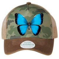 Morpho Butterfly Close Up 3D Legacy Tie Dye Trucker Hat