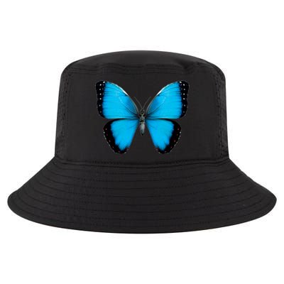 Morpho Butterfly Close Up 3D Cool Comfort Performance Bucket Hat