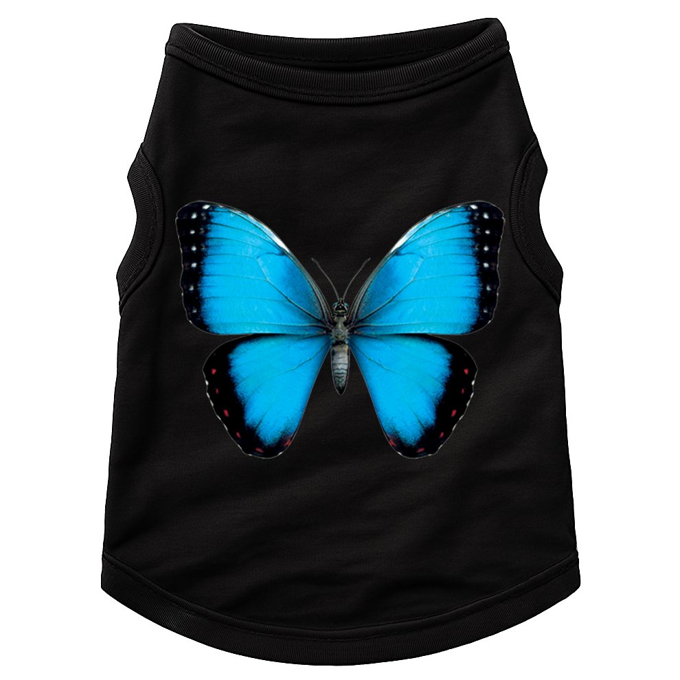 Morpho Butterfly Close Up 3D Doggie Tank