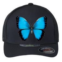 Morpho Butterfly Close Up 3D Flexfit Unipanel Trucker Cap