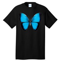 Morpho Butterfly Close Up 3D Tall T-Shirt