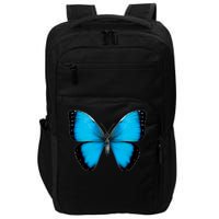 Morpho Butterfly Close Up 3D Impact Tech Backpack