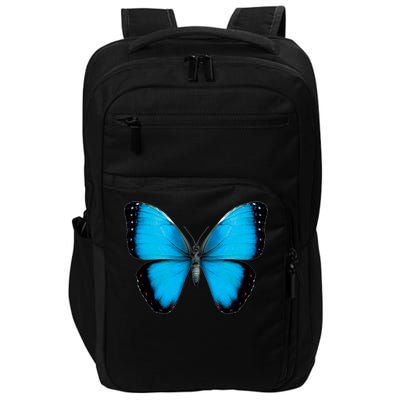 Morpho Butterfly Close Up 3D Impact Tech Backpack