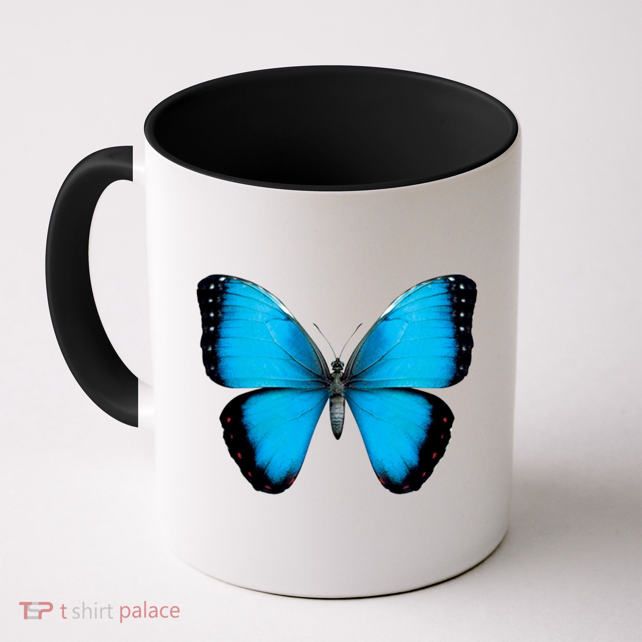 Morpho Butterfly Close Up 3D Mug
