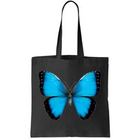 Morpho Butterfly Close Up 3D Tote Bag