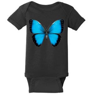 Morpho Butterfly Close Up 3D Baby Bodysuit