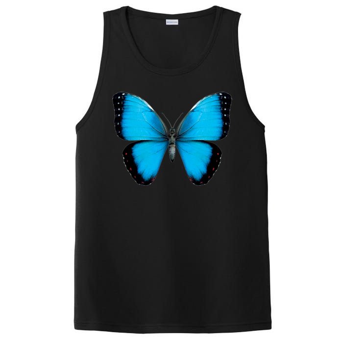 Morpho Butterfly Close Up 3D PosiCharge Competitor Tank