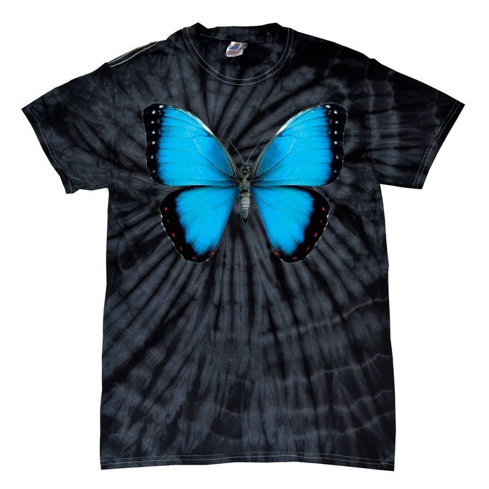 Morpho Butterfly Close Up 3D Tie-Dye T-Shirt