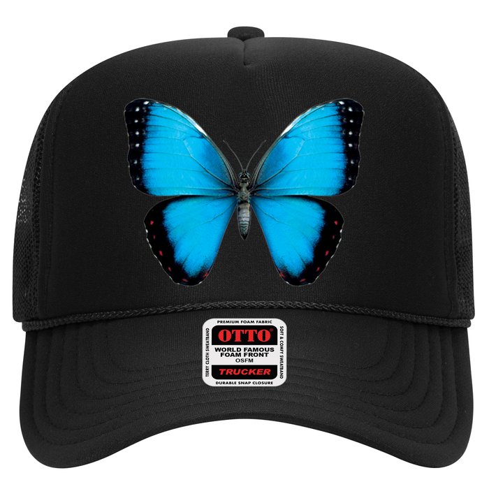 Morpho Butterfly Close Up 3D Hat