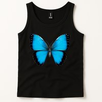 Morpho Butterfly Close Up 3D Tank Top