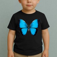 Morpho Butterfly Close Up 3D Toddler T-Shirt