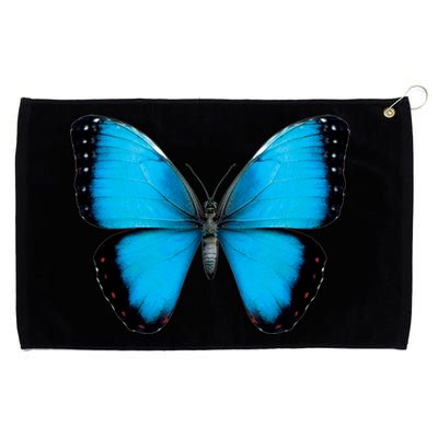 Morpho Butterfly Close Up 3D Grommeted Golf Towel