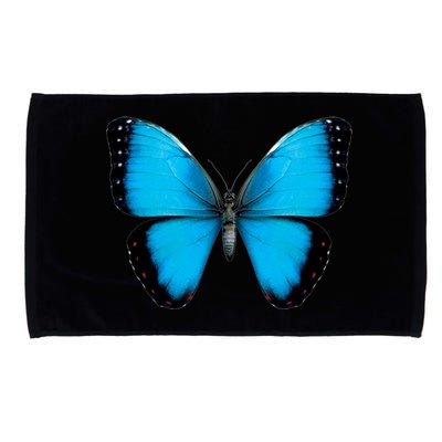 Morpho Butterfly Close Up 3D Microfiber Hand Towel