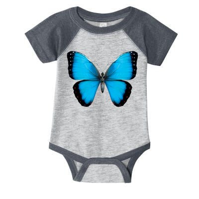 Morpho Butterfly Close Up 3D Infant Baby Jersey Bodysuit