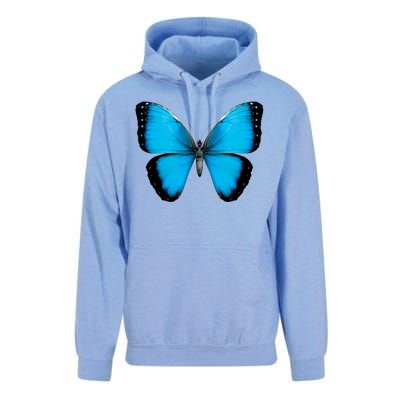 Morpho Butterfly Close Up 3D Unisex Surf Hoodie