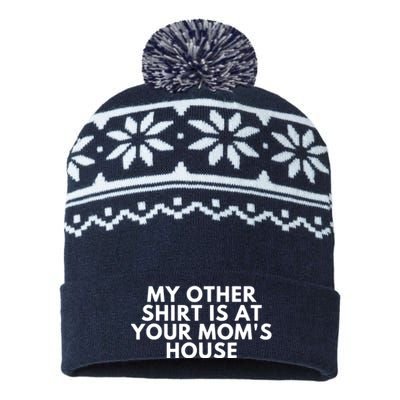 My Other Shirt Is At Your Mom's House USA-Made Snowflake Beanie