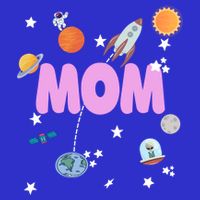 Mom Outer Space Birthday Party Planets Stars Spaceship Ufo Cool Gift Short Acrylic Beanie