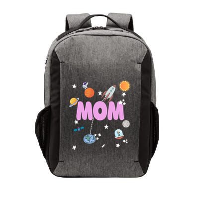 Mom Outer Space Birthday Party Planets Stars Spaceship Ufo Cool Gift Vector Backpack