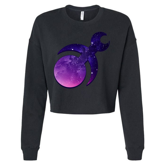 Mark Of Slaanesh Chaos Gods Cropped Pullover Crew