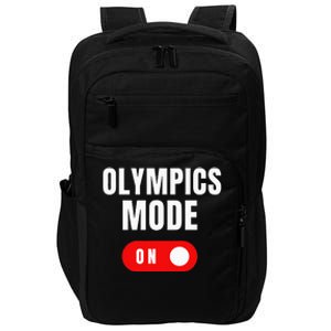 Mode On Sports Athlete Coach Gymnast Track Skating Impact Tech Backpack