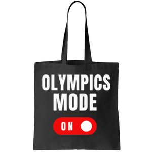 Mode On Sports Athlete Coach Gymnast Track Skating Tote Bag