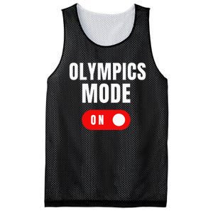 Mode On Sports Athlete Coach Gymnast Track Skating Mesh Reversible Basketball Jersey Tank