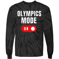 Mode On Sports Athlete Coach Gymnast Track Skating Tie-Dye Long Sleeve Shirt