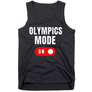 Mode On Sports Athlete Coach Gymnast Track Skating Tank Top