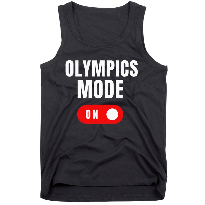 Mode On Sports Athlete Coach Gymnast Track Skating Tank Top