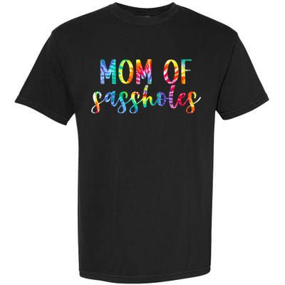 Mom of Sassholes Funny Colorful Garment-Dyed Heavyweight T-Shirt