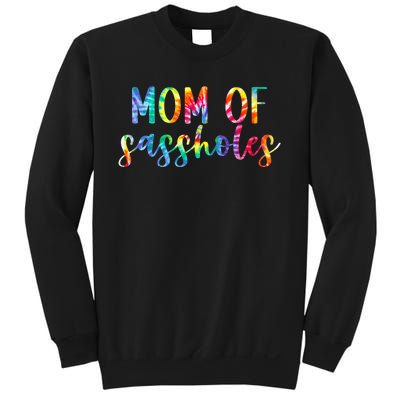 Mom of Sassholes Funny Colorful Sweatshirt