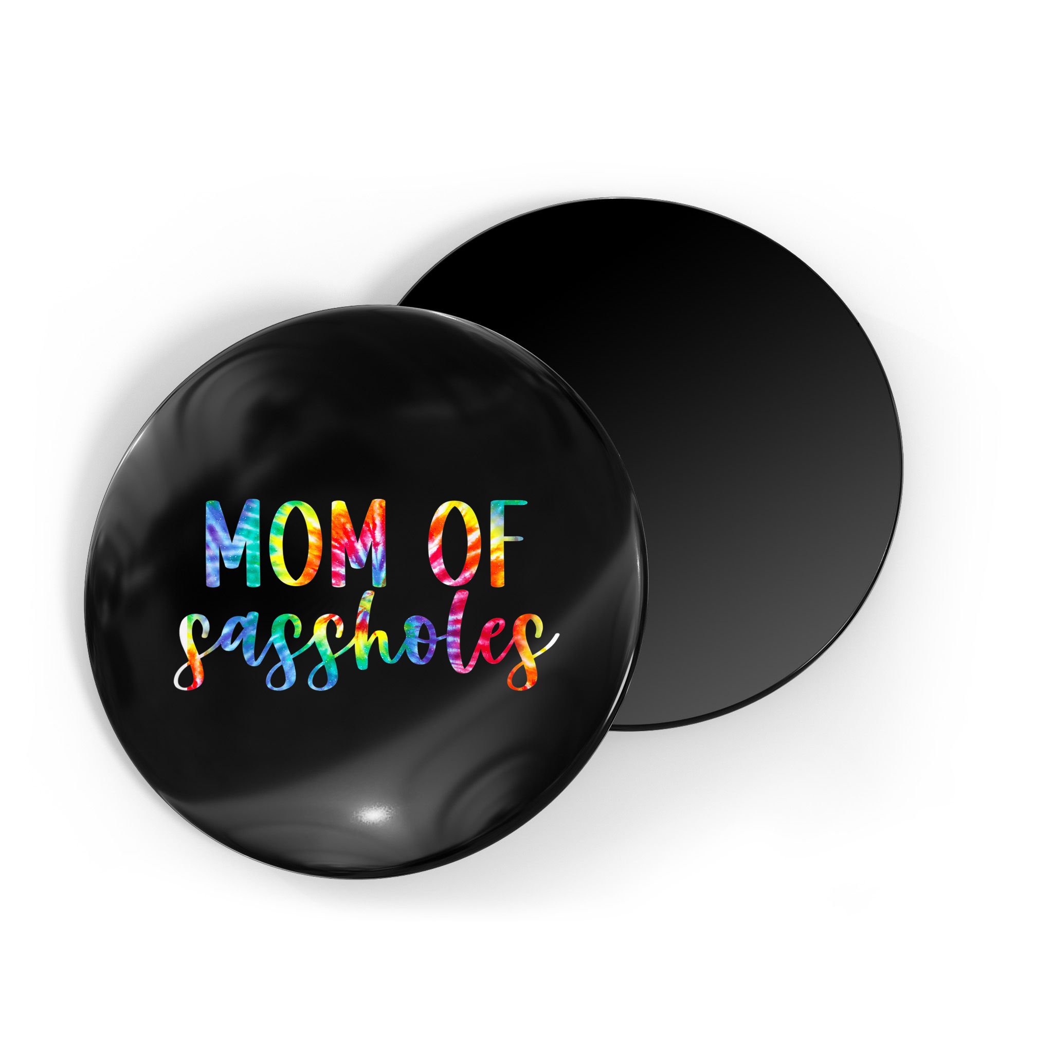 Mom of Sassholes Funny Colorful Magnet