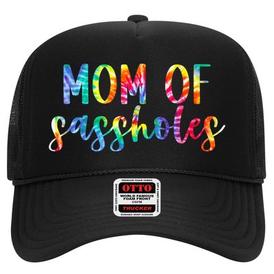 Mom of Sassholes Funny Colorful Trucker Hat