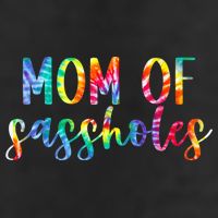 Mom of Sassholes Funny Colorful Golf Towel