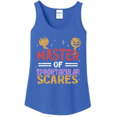 Master Of Spooktacular Scares Father Dad Daddy Halloween Meaningful Gift Ladies Essential Tank