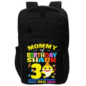 Mommy Of Shark Birthday 3rd Matching Party For Family Impact Tech Backpack