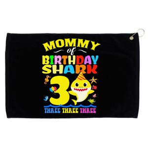 Mommy Of Shark Birthday 3rd Matching Party For Family Grommeted Golf Towel