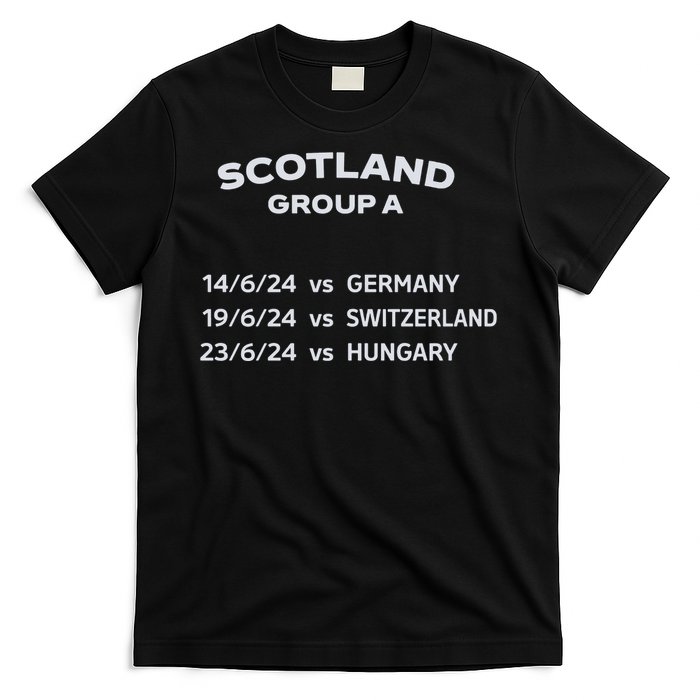 Memorabilia Of Scotland Euro Matches T-Shirt