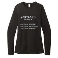 Memorabilia Of Scotland Euro Matches Womens CVC Long Sleeve Shirt