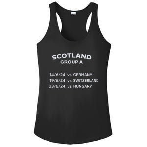 Memorabilia Of Scotland Euro Matches Ladies PosiCharge Competitor Racerback Tank