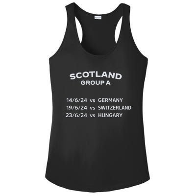 Memorabilia Of Scotland Euro Matches Ladies PosiCharge Competitor Racerback Tank