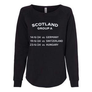 Memorabilia Of Scotland Euro Matches Womens California Wash Sweatshirt