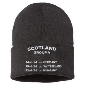 Memorabilia Of Scotland Euro Matches Sustainable Knit Beanie