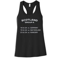 Memorabilia Of Scotland Euro Matches Women's Racerback Tank