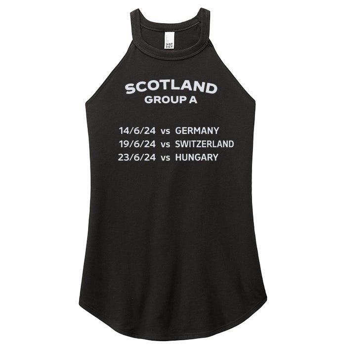 Memorabilia Of Scotland Euro Matches Women's Perfect Tri Rocker Tank