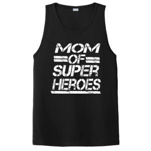 Mom Of Super Heroes For Super Awesome Mom Meaningful Gift PosiCharge Competitor Tank