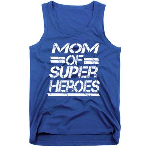 Mom Of Super Heroes For Super Awesome Mom Meaningful Gift Tank Top